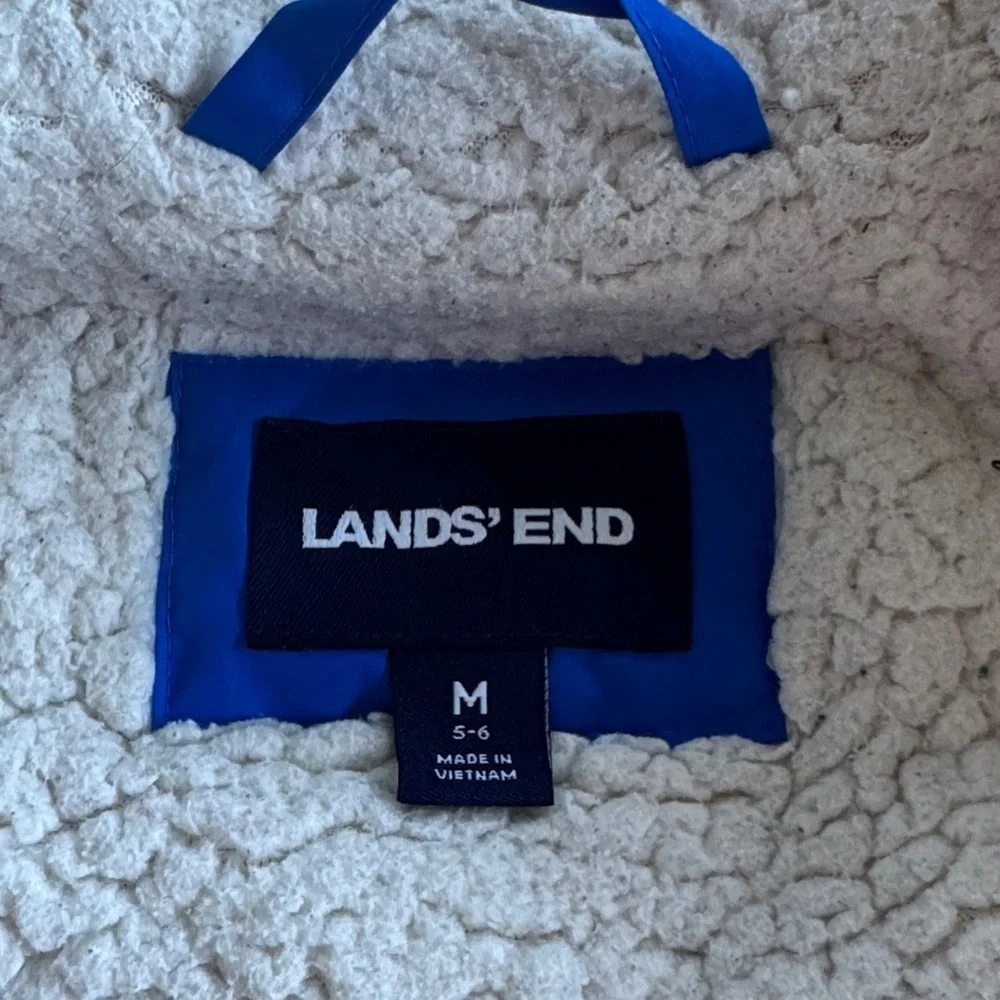 Lands' End Kids Blue Jacket - Picture 2 of 4